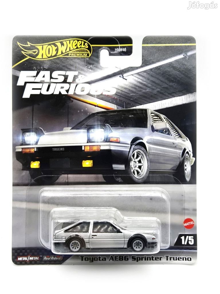 Hot Wheels Premium Fast and Furious - Halálos iramban 1/5 - Toyota AE