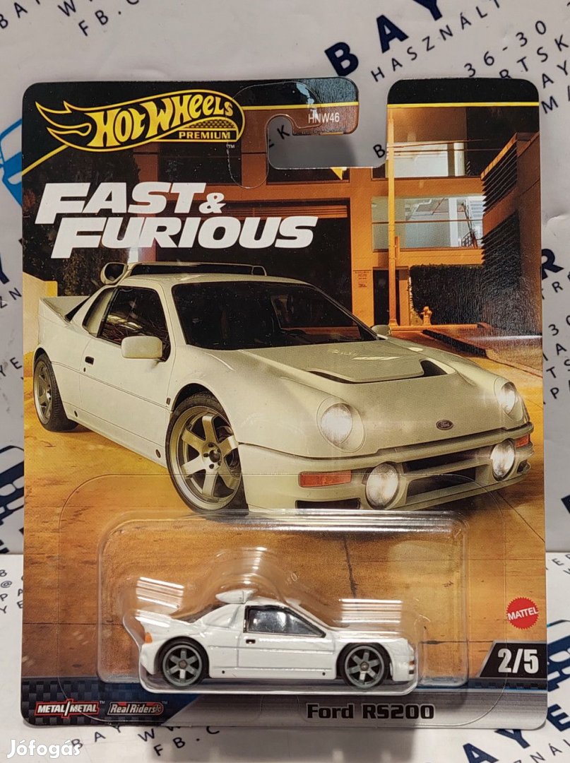 Hot Wheels Premium Fast and Furious - Halálos iramban 2/5 - Ford RS20