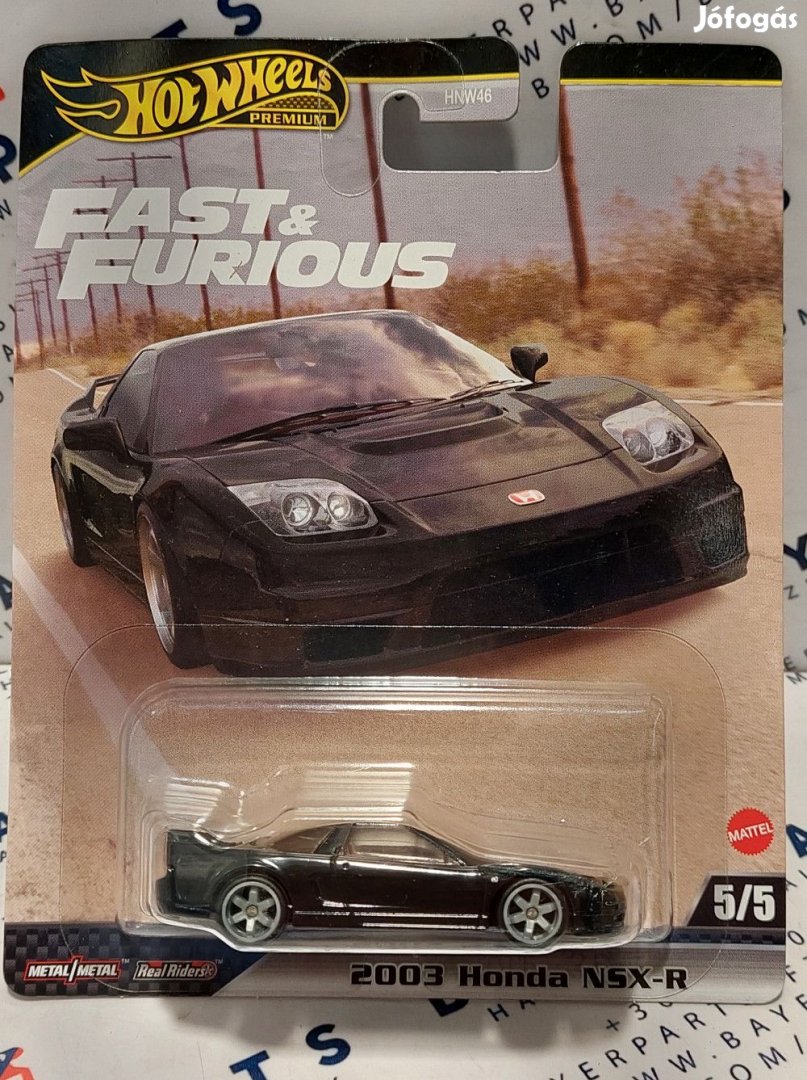 Hot Wheels Premium Fast and Furious - Halálos iramban 5/5 - Honda NSX