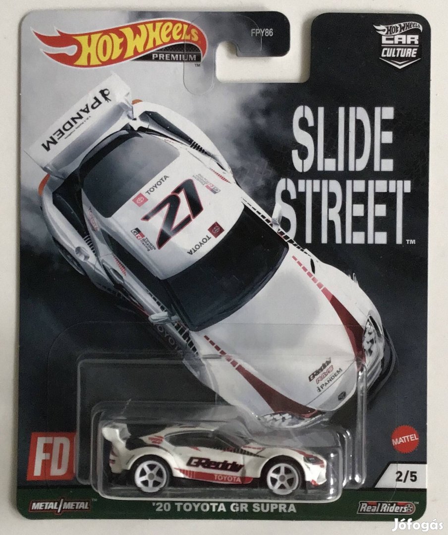 Hot Wheels Premium Slide Street Toyota GR Supra