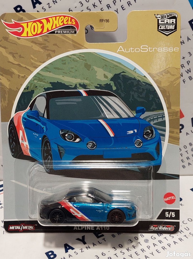 Hot Wheels Premium - AutoStrasse - Alpine A110 -  Hot Wheels - 1:64