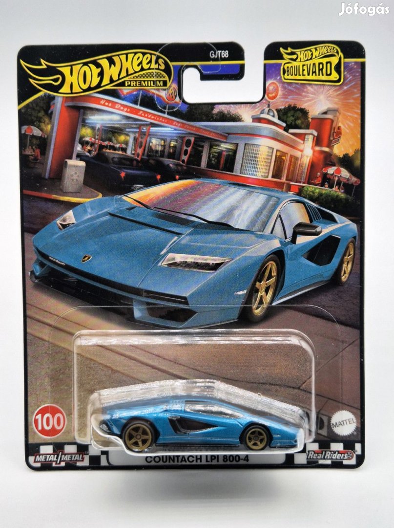 Hot Wheels Premium - Boulevard - Lamborghini Countach Lpi-800 -  Hot