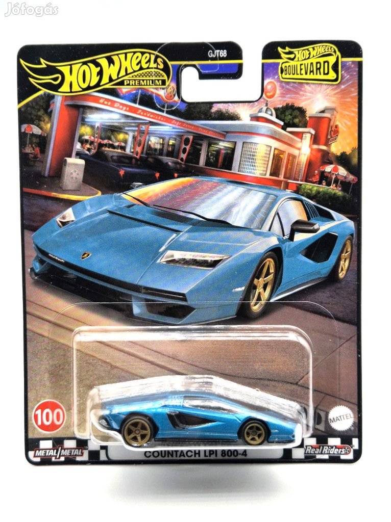 Hot Wheels Premium - Boulevard - Lamborghini Countach Lpi-800 -  Hot