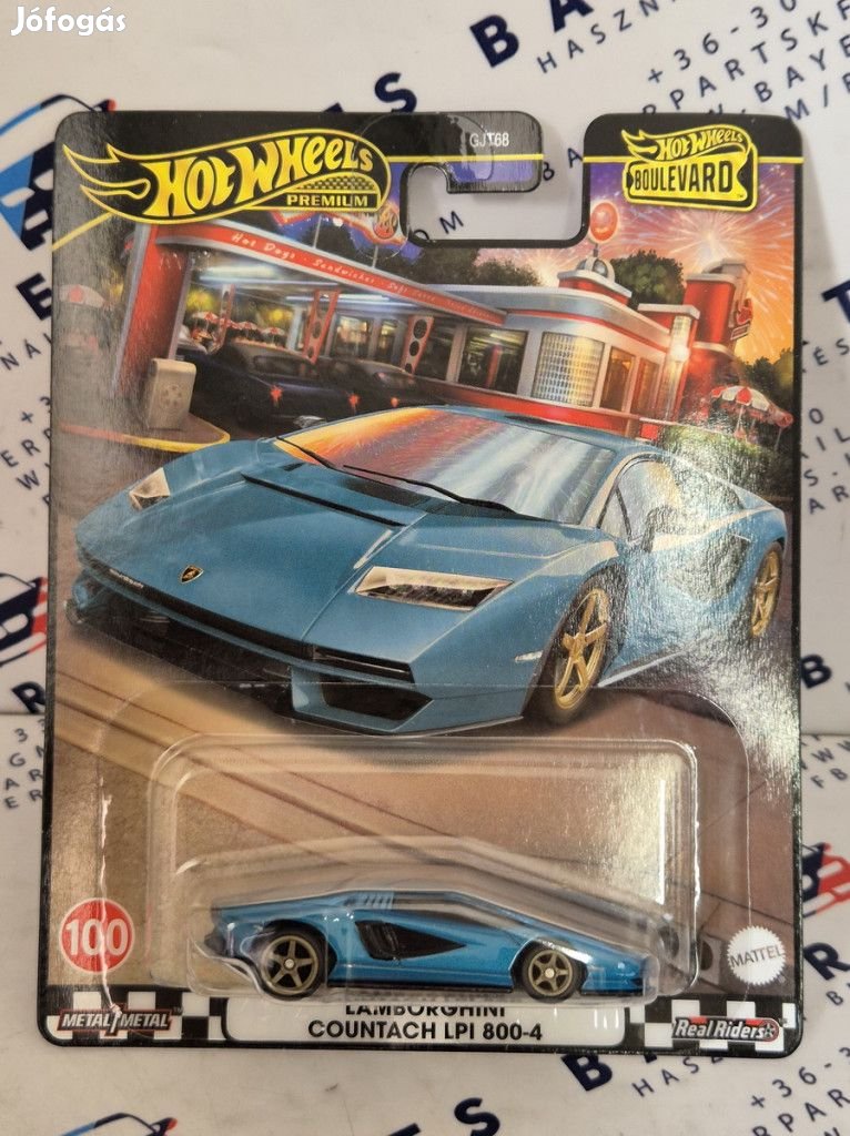 Hot Wheels Premium - Boulevard - Lamborghini Countach Lpi-800 -  Hot