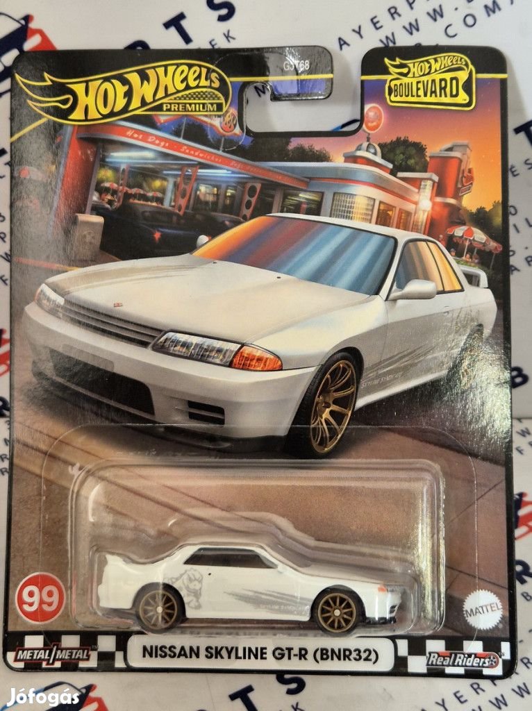 Hot Wheels Premium - Boulevard - Nissan Skyline GT-R (BNR32) -  Hot W