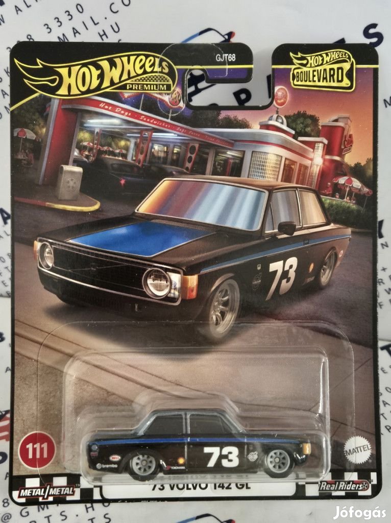 Hot Wheels Premium - Boulevard - '73 Volvo 142 GL -  Hot Wheels - 1:6