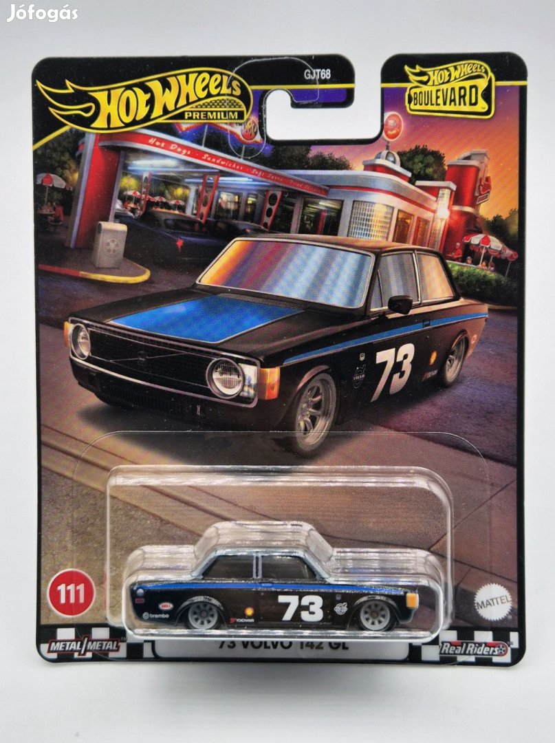 Hot Wheels Premium - Boulevard - '73 Volvo 142 GL -  Hot Wheels - 1:6