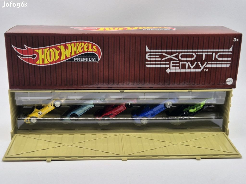 Hot Wheels Premium - Car Culture Exotic Envy - 5 darabos szett kontén