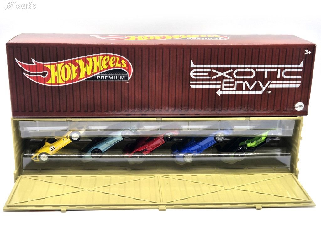 Hot Wheels Premium - Car Culture Exotic Envy - 5 darabos szett kontén