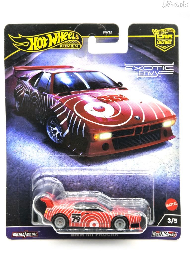 Hot Wheels Premium - Car Culture Exotic Envy - BMW M1 Procar -  Hot W