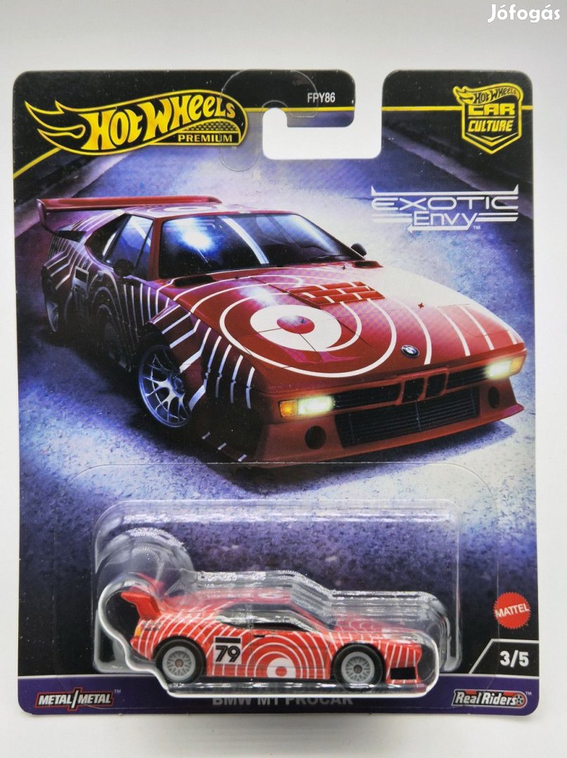Hot Wheels Premium - Car Culture Exotic Envy - BMW M1 Procar -  Hot W