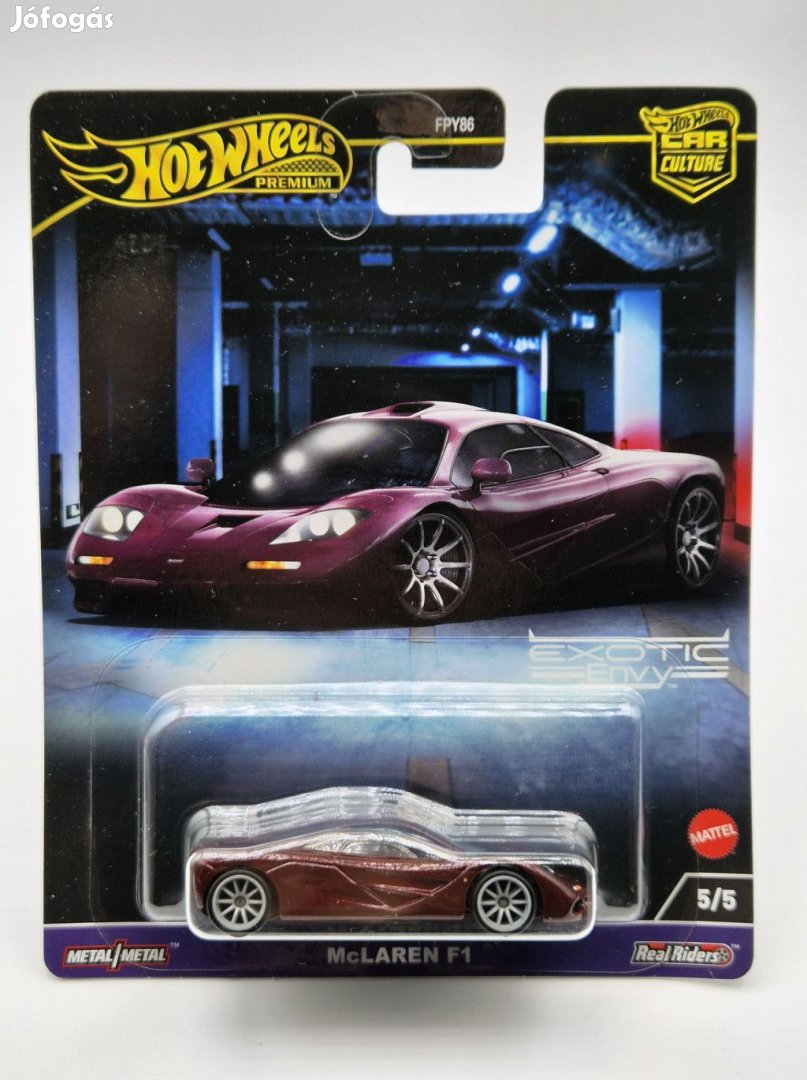 Hot Wheels Premium - Car Culture Exotic Envy - McLaren F1 -  Hot Whee