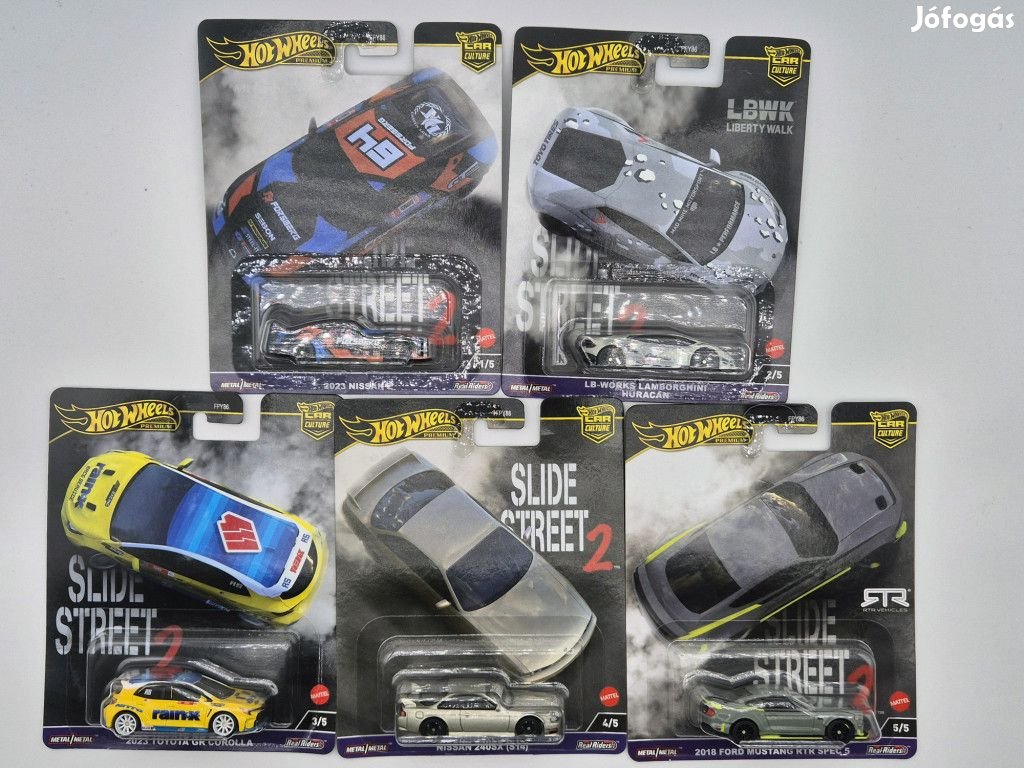 Hot Wheels Premium - Car Culture Slide Street 2 szett - drift -  Hot