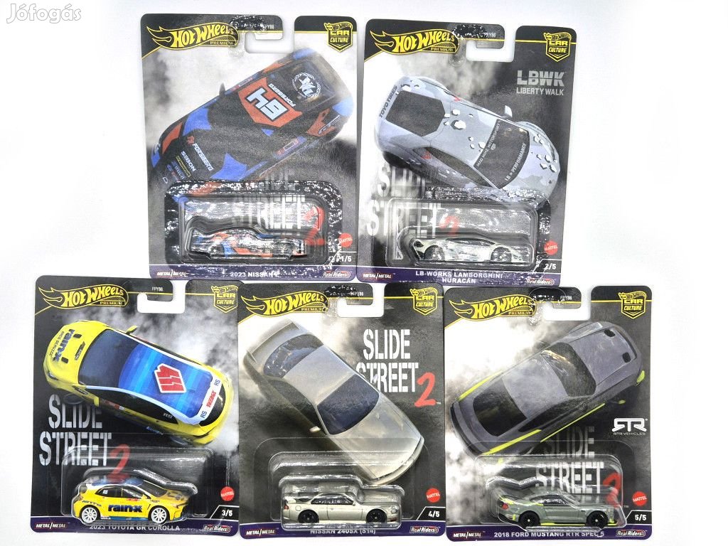 Hot Wheels Premium - Car Culture Slide Street 2 szett - drift -  Hot