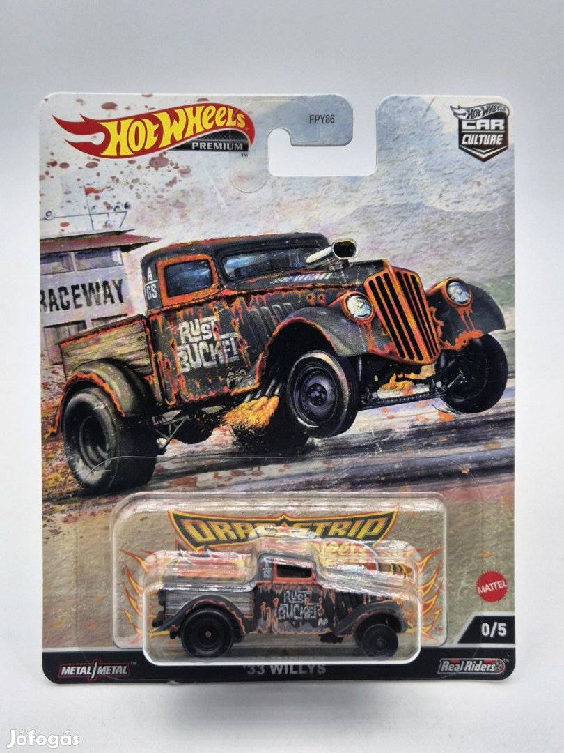 Hot Wheels Premium - Car Culture - Dragstrip - Willys (1933) - CHASE