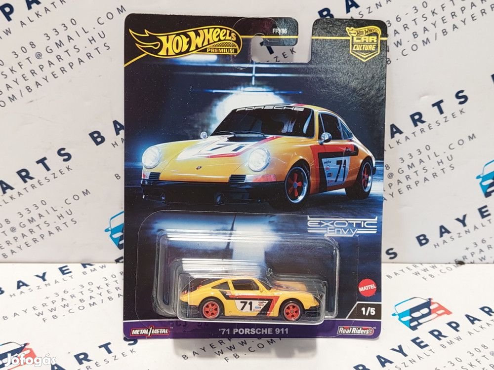 Hot Wheels Premium - Car Culture - Porsche 911 (1971) -  Hot Wheels -