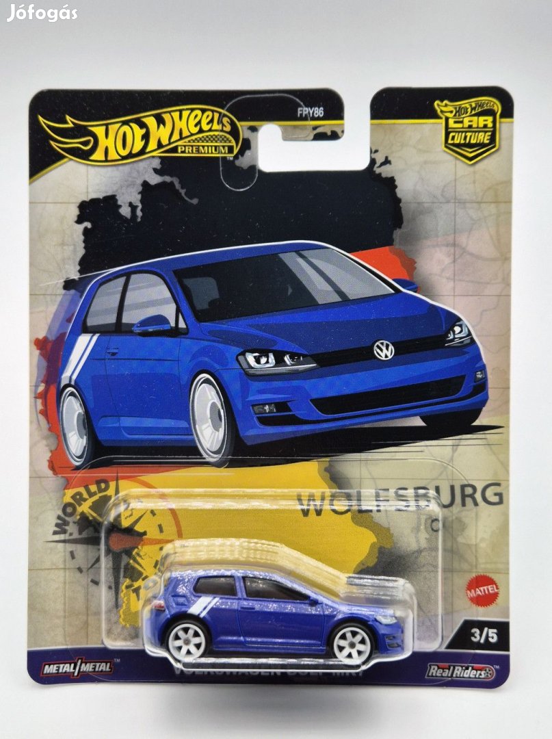 Hot Wheels Premium - Car Culture - World Tour - Volkswagen VW Golf MK