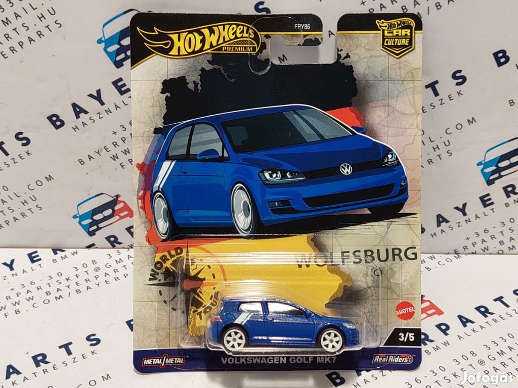 Hot Wheels Premium - Car Culture - World Tour - Volkswagen VW Golf MK