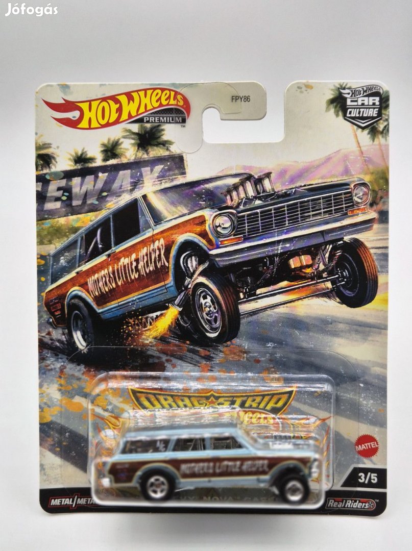 Hot Wheels Premium - Dragstrip Car Culture - Chevy Nova Gasser (1964)