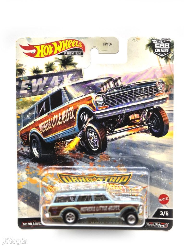 Hot Wheels Premium - Dragstrip Car Culture - Chevy Nova Gasser (1964)