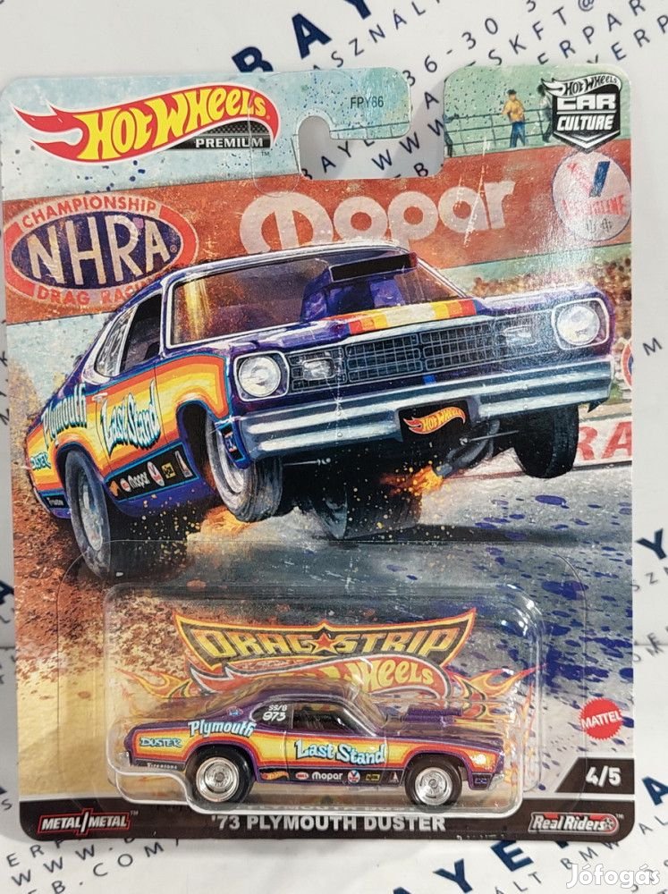 Hot Wheels Premium - Dragstrip Car Culture - Plymouth Duster (1973) -