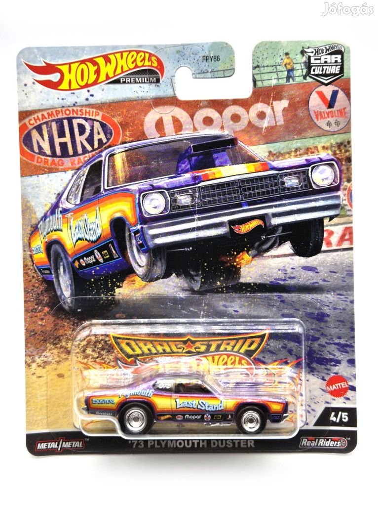 Hot Wheels Premium - Dragstrip Car Culture - Plymouth Duster (1973) -