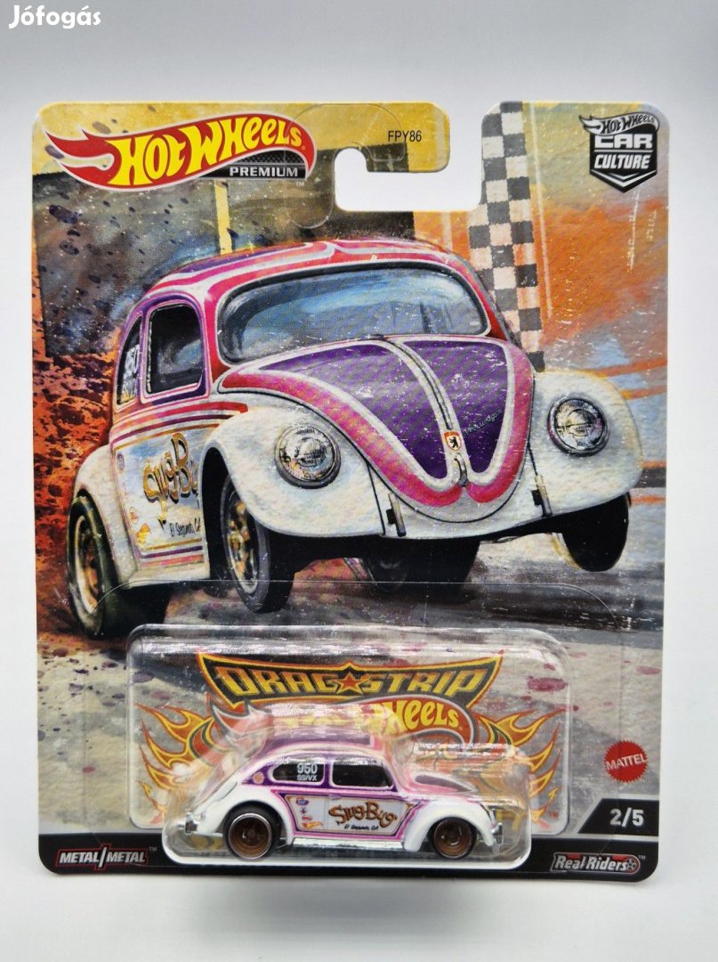 Hot Wheels Premium - Dragstrip Car Culture - Volkswagen Classic Bug -