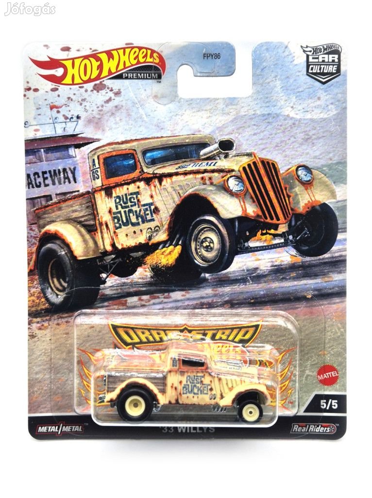 Hot Wheels Premium - Dragstrip Car Culture - Willys (1933) -  Hot Whe