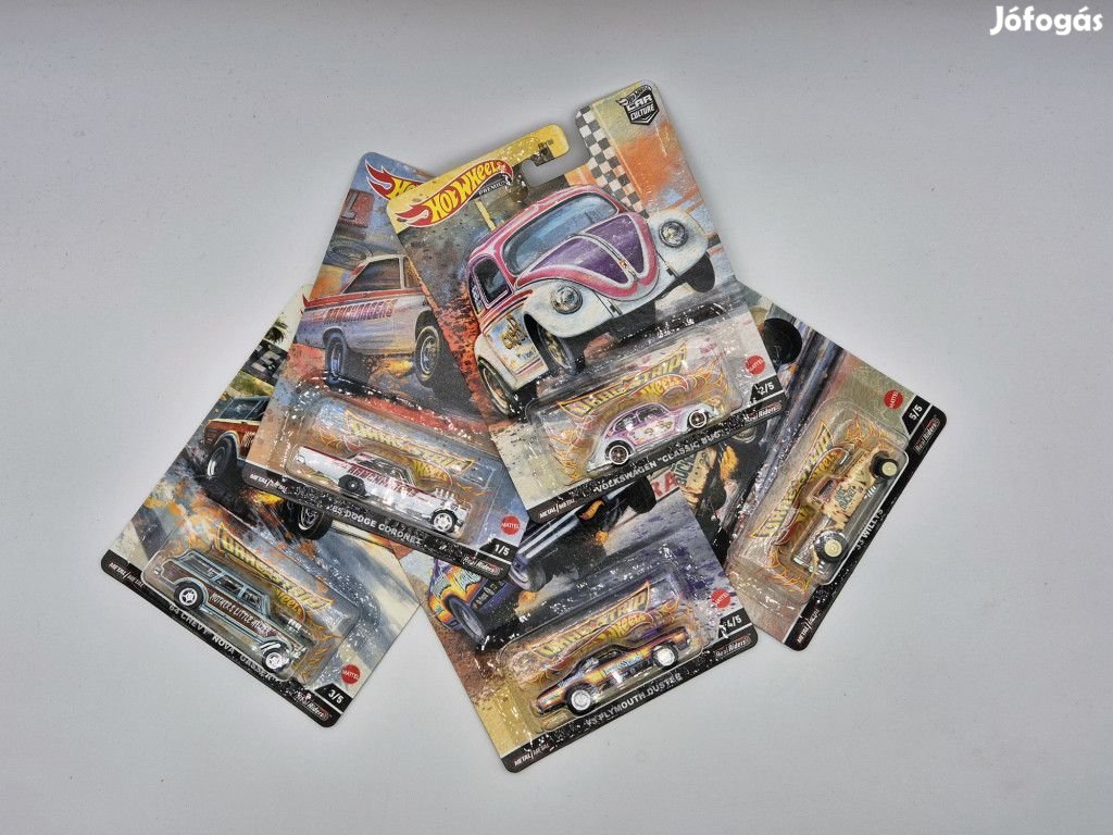 Hot Wheels Premium - Dragstrip Car Culture szett -  Hot Wheels - 1:64