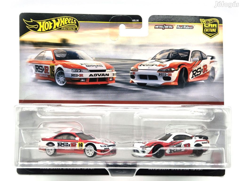Hot Wheels Premium - Duo Pack - Nissan 240SX (S14) - Nissan Silvia (S