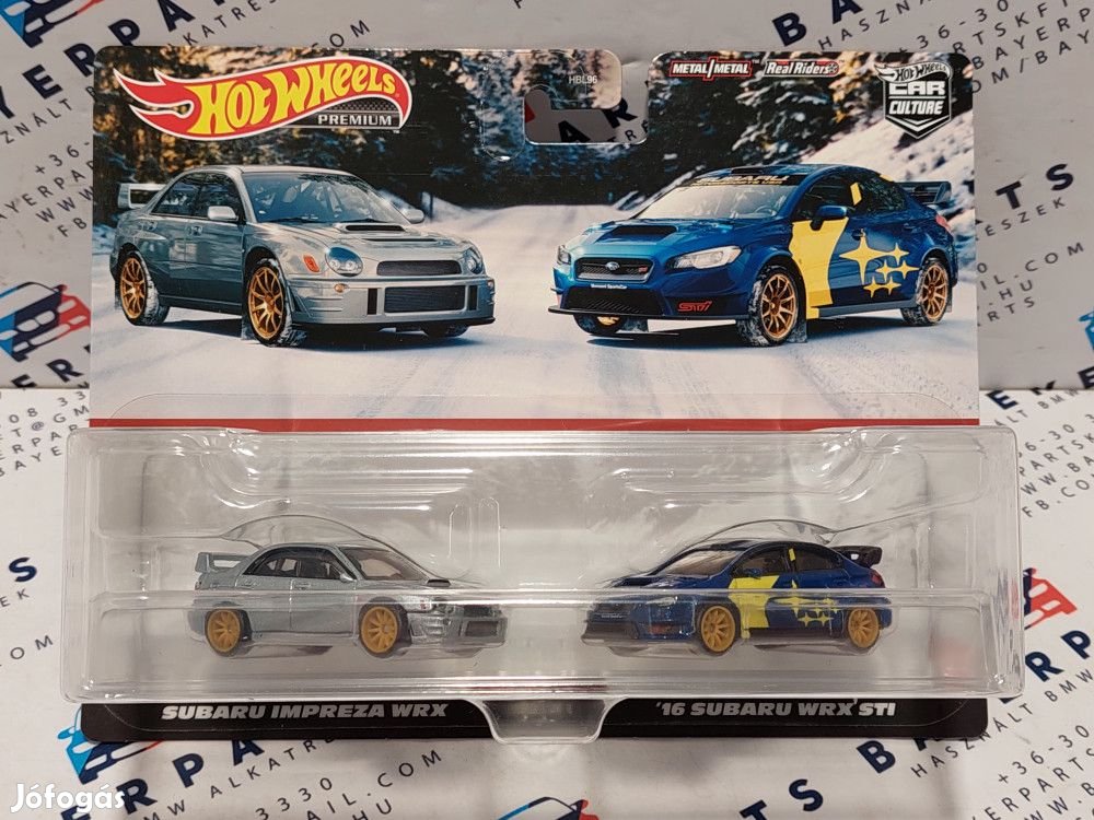 Hot Wheels Premium - Duo Pack - Subaru Impreza WRX - Subaru WRX STI (