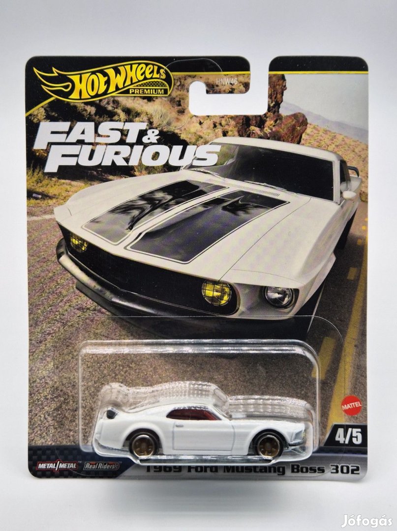 Hot Wheels Premium - Fast & Furious - Halálos iramban - Ford Mustang