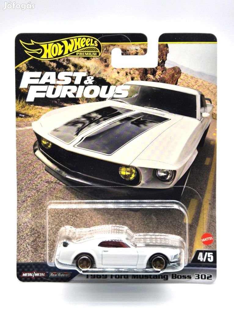 Hot Wheels Premium - Fast & Furious - Halálos iramban - Ford Mustang