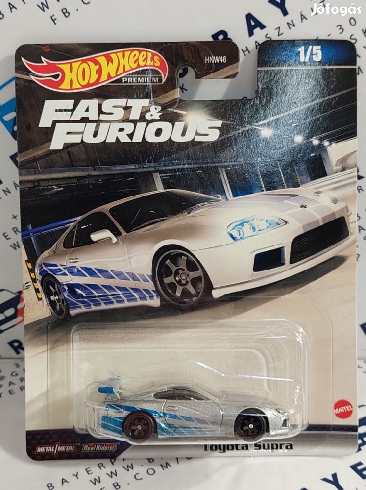 Hot Wheels Premium - Fast and Furious - Halálos iramban 1/5 - Toyota