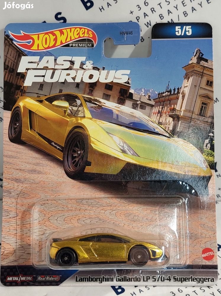 Hot Wheels Premium - Fast and Furious - Halálos iramban 5/5 - Lamborg