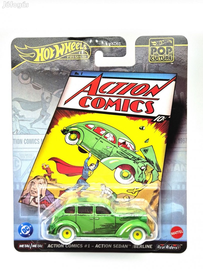 Hot Wheels Premium - Pop Culture - Action Comics #1 - Action Sedan /