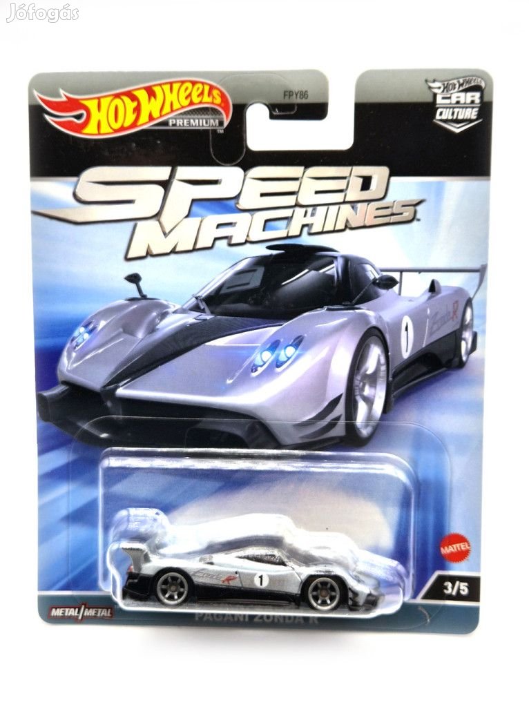 Hot Wheels Premium - Speed Machines - Pagani Zonda R -  Hot Wheels -