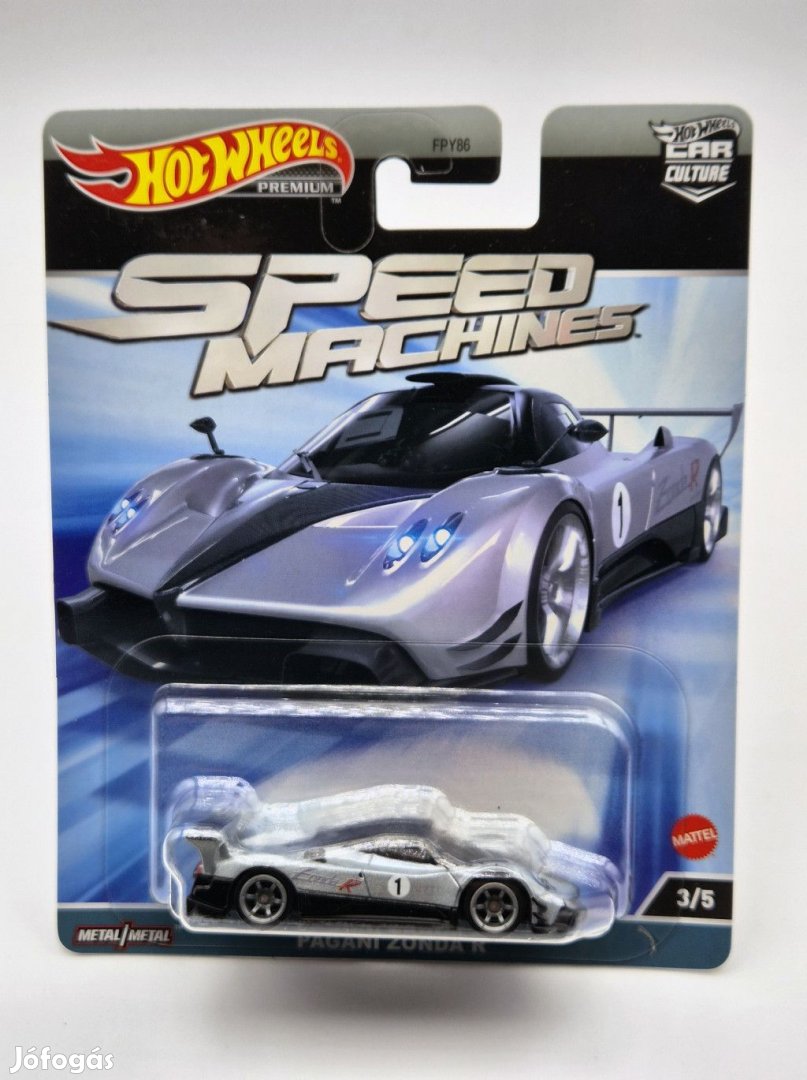 Hot Wheels Premium - Speed Machines - Pagani Zonda R -  Hot Wheels -