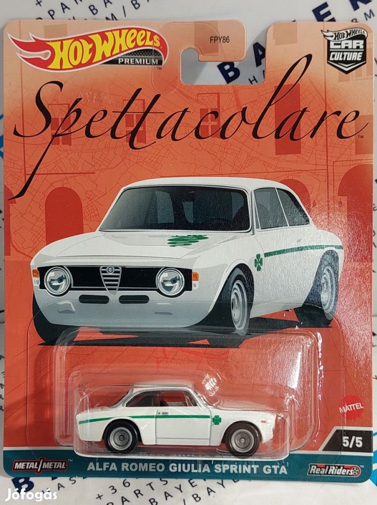 Hot Wheels Premium - Spettacolare - Alfa Romeo Giulia Sprint GTA 2 -