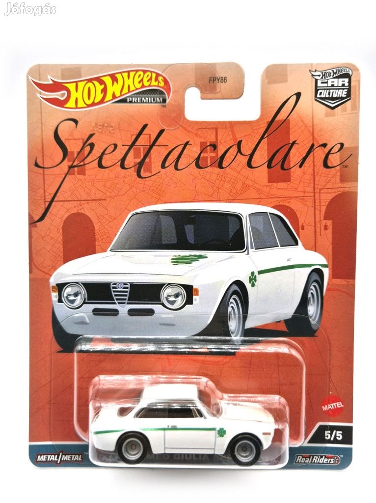 Hot Wheels Premium - Spettacolare - Alfa Romeo Giulia Sprint GTA 2 -