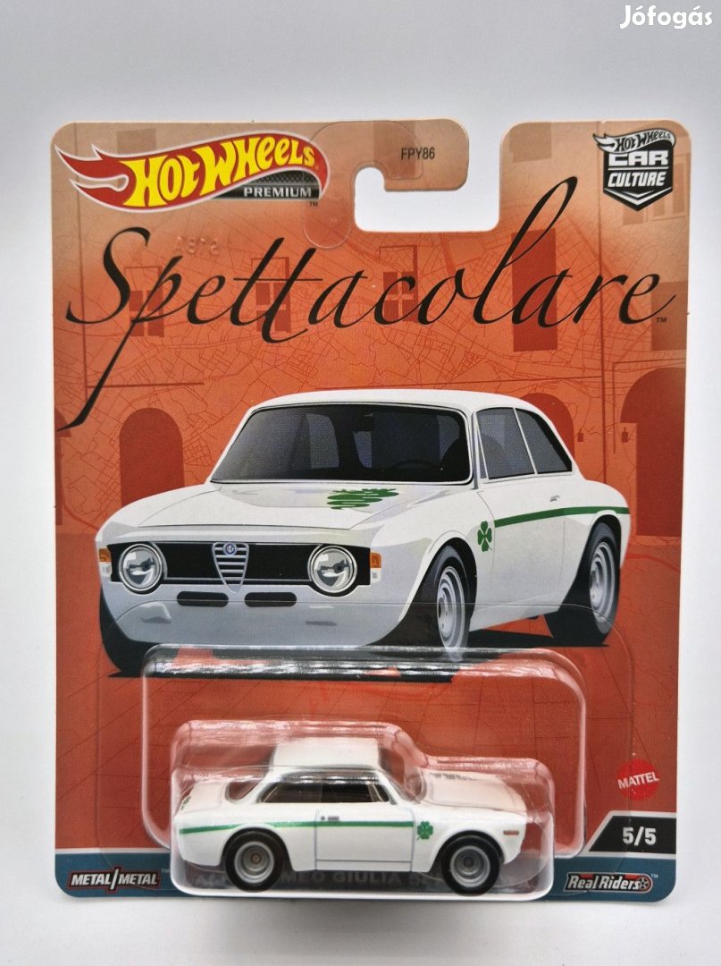 Hot Wheels Premium - Spettacolare - Alfa Romeo Giulia Sprint GTA 2 -