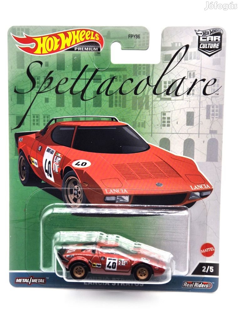Hot Wheels Premium - Spettacolare - Lancia Stratos #40 -  Hot Wheels