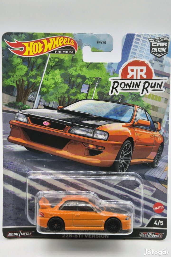 Hot Wheels Premium - Subaru Impreza 22b Sti (1998) - Ronin Run -  Hot