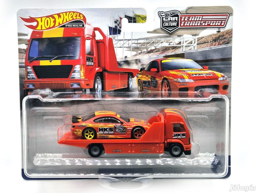 Hot Wheels Premium - Team Transport - Nissan Silvia S15 - Aero Lift -