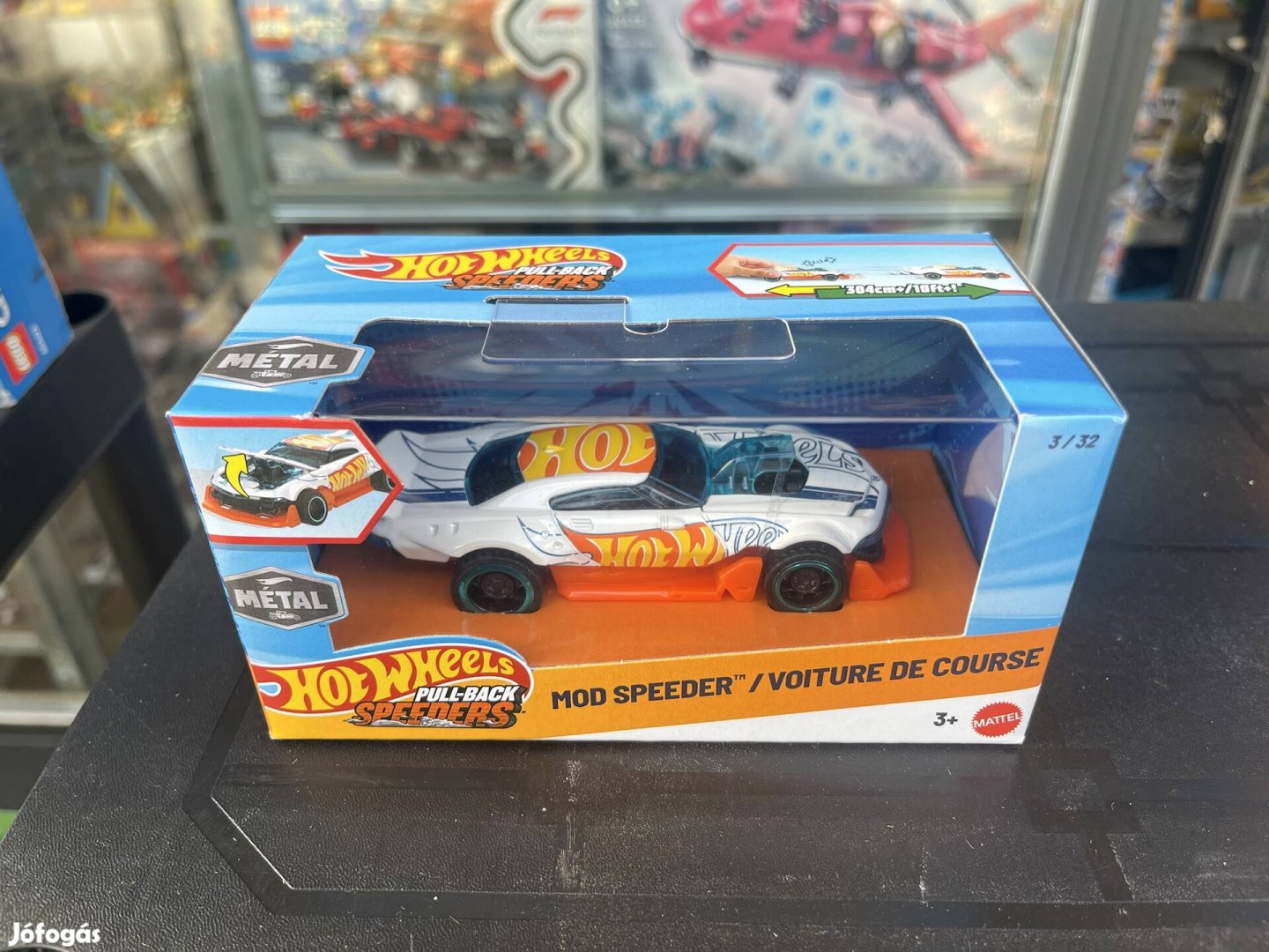 Hot Wheels Pull-Back Speeders Mod Speeder Új