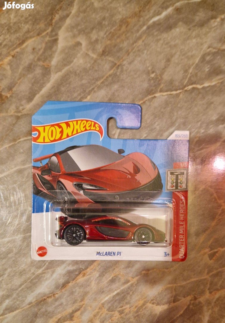 Hot Wheels Quarter Miles Heros Mclaren P1 Kisautó