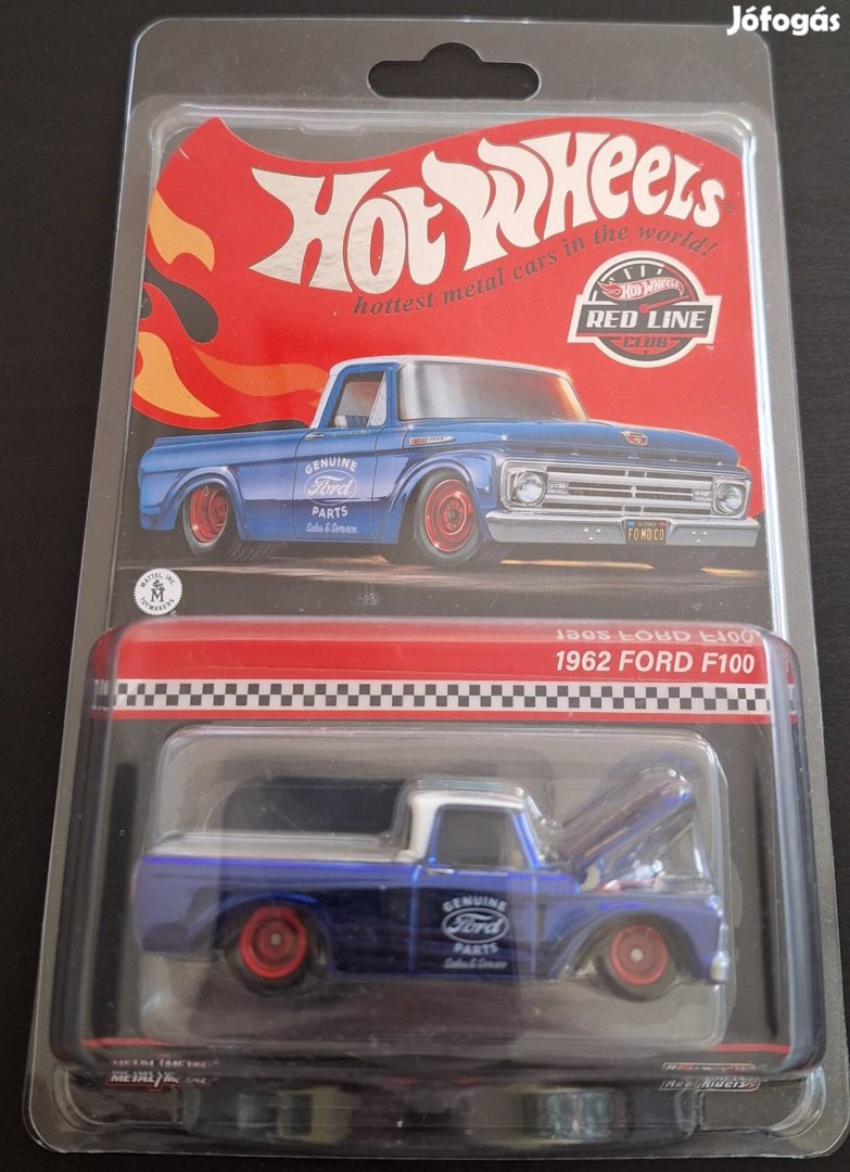 Hot Wheels RLC 1962 Ford F100 Spectraflame Navy Blue