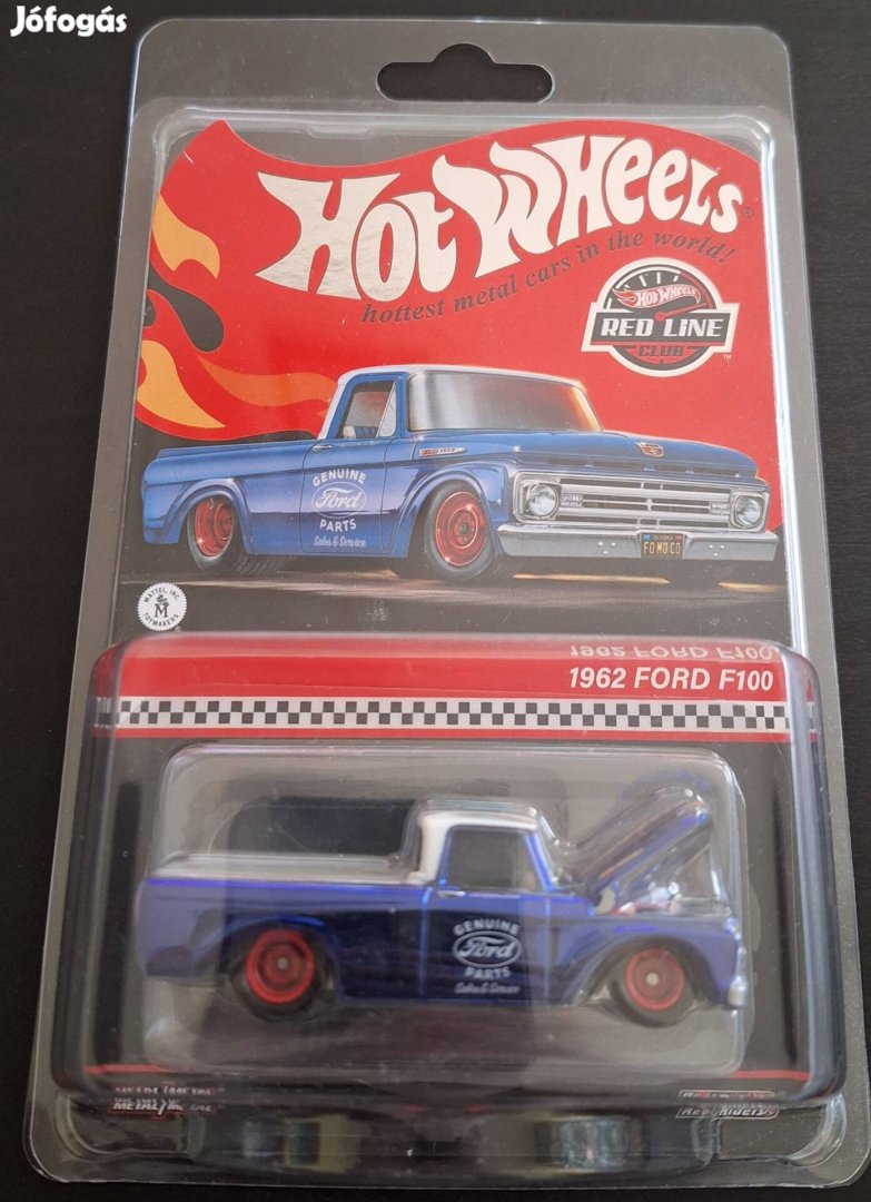 Hot Wheels RLC 1962 Ford F100 Spectraflame Navy Blue