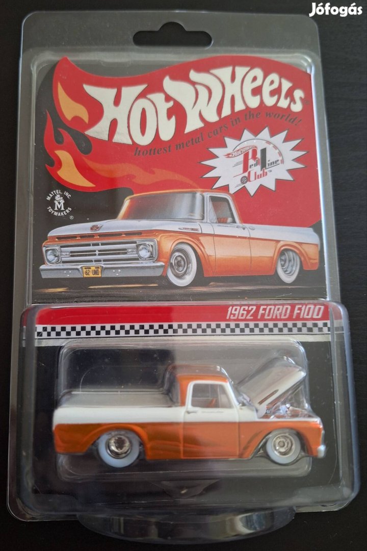 Hot Wheels RLC 1962 Ford F100 Spectraflame Orange