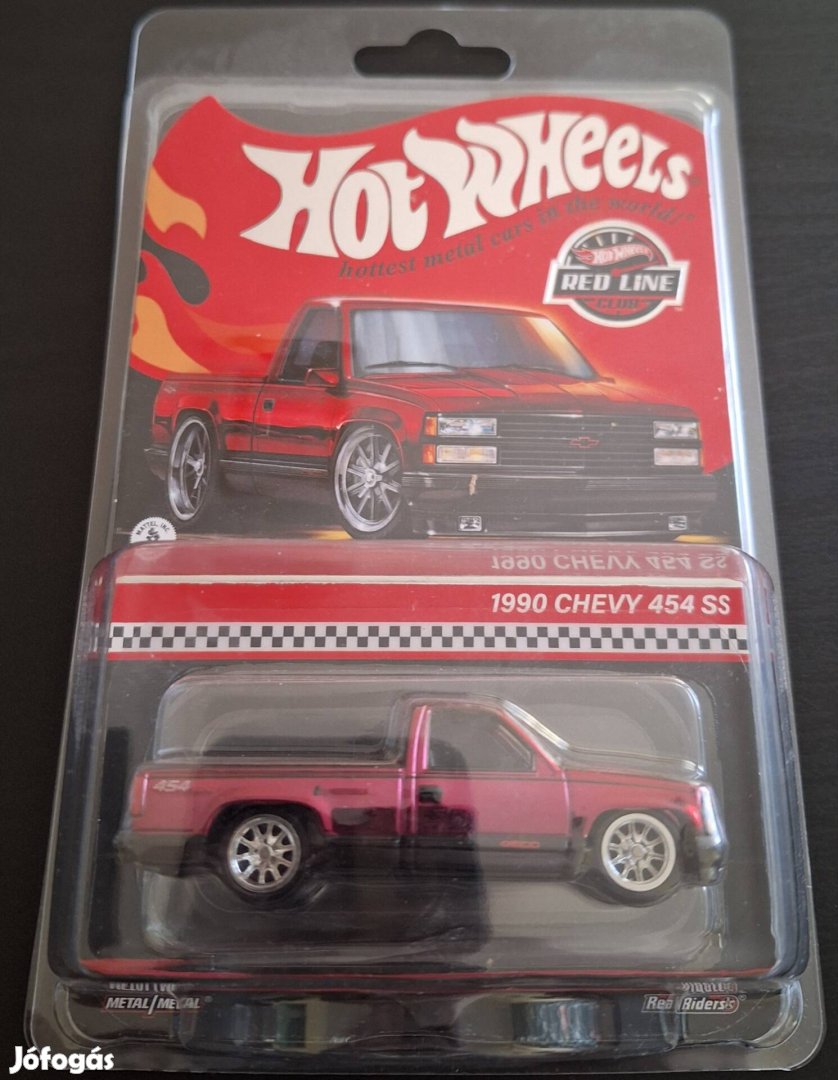 Hot Wheels RLC 1990 Chevy 454 SS Spectraflame red